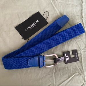 J. Lindegerg Men’s Golf Belt Royal Blue Size 32/33” (90cm) NEW!